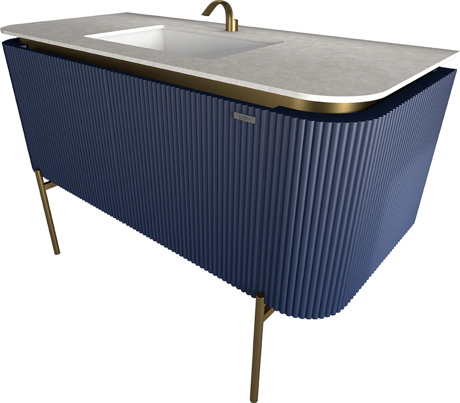 Crocky Star Night Blue Vanity Unit