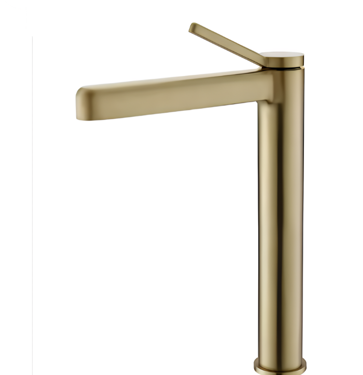 Aurora Basin High Faucet Brushed Gold