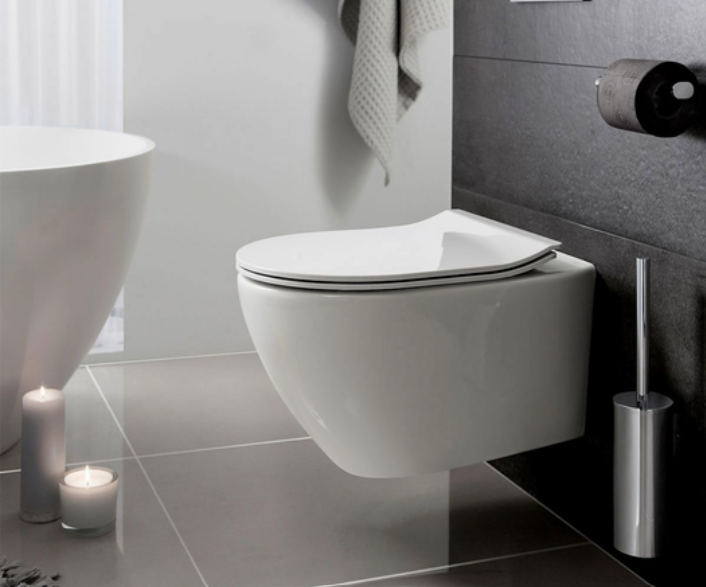 WHITE COAL WALL HUNG PAN RND